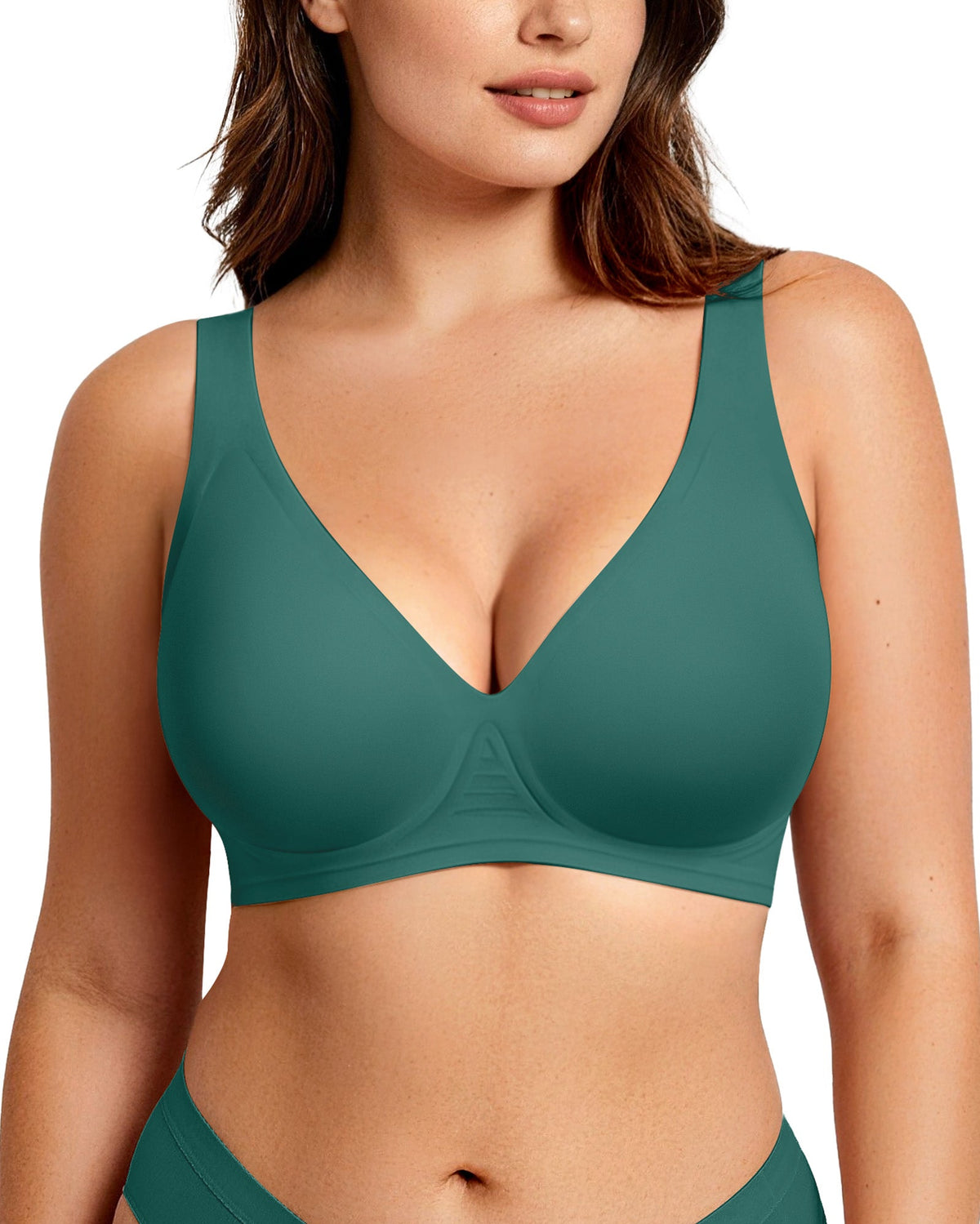 Deep V Jelly Bra No Underwire