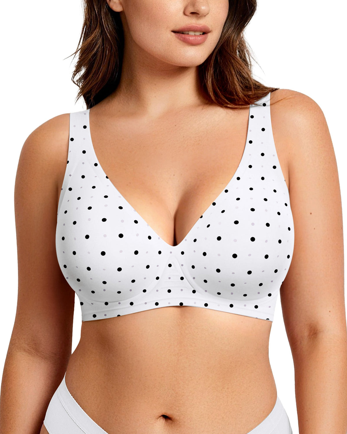Deep V Jelly Bra No Underwire