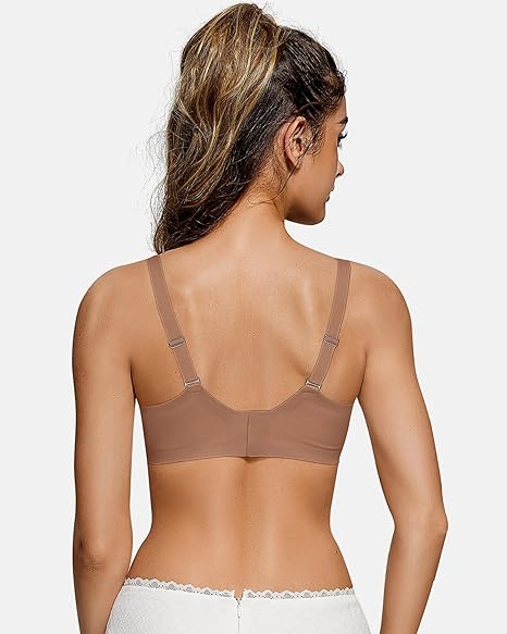Scalloped Wireless Bras with Mesh
